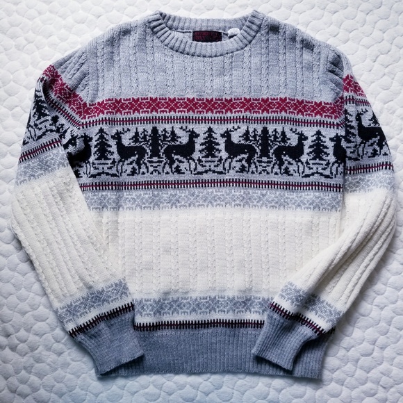 mens vintage christmas sweater